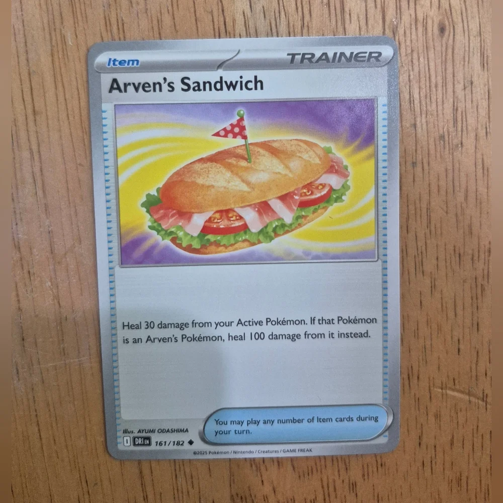🔥 QTY 2 Arven's Sandwich Trainer Item Card